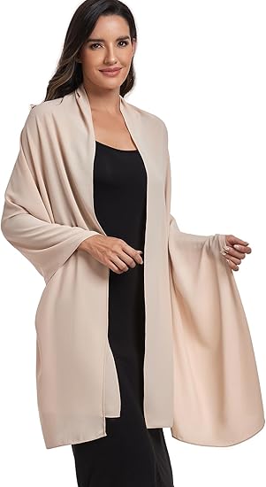Chiffon Shawl & Wrap for Women – Elegant Wedding & Evening Scarf
