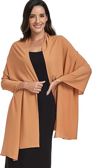 Chiffon Shawl & Wrap for Women – Elegant Wedding & Evening Scarf