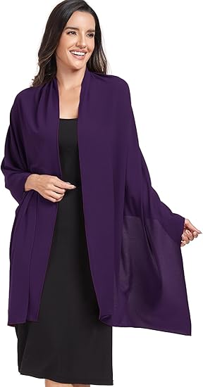 Chiffon Shawl & Wrap for Women – Elegant Wedding & Evening Scarf