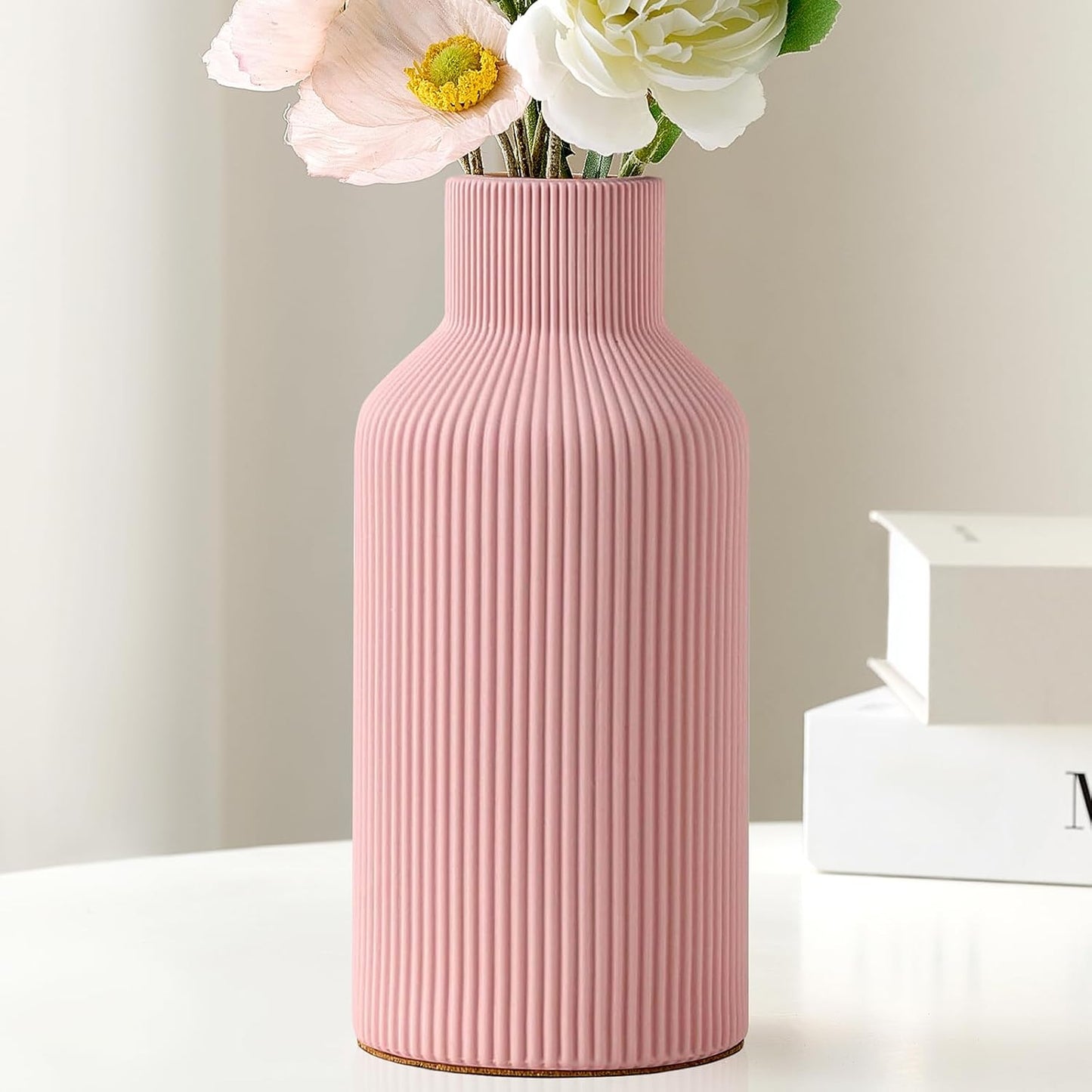 Mfacoy Minimalist Ceramic Flower Vase – Modern Home Decor