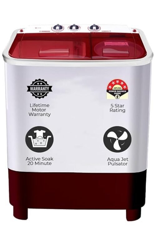 Power Guard 6.5 kg 5 Star Semi-Automatic Top Loading Washing Machine